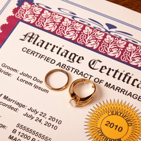 Marriage Certificate